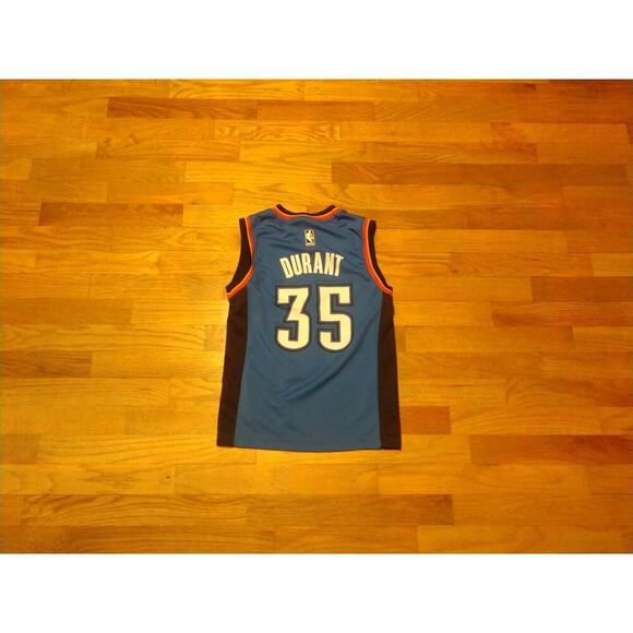 Adidas Kevin Durant NBA OKC Oklahoma City Thunder Jersey YOUTH Small S - Picture 4 of 5